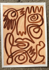 Mini Fingers and Faces in Tan