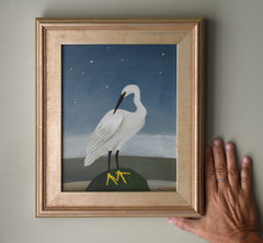 Egret at Night