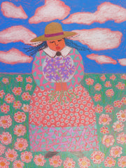 Gullah Girl in Felt Hat