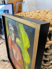 Figure and Banana Leaf