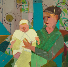 Madame Roulin and Baby (After Van Gogh)