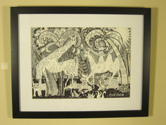Contorted Giraffe & Camel
