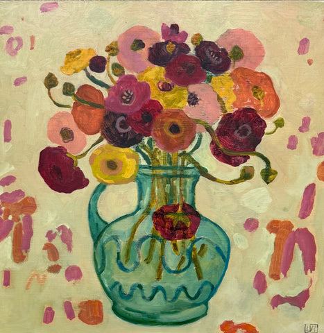 Dancing Flowers in Vase