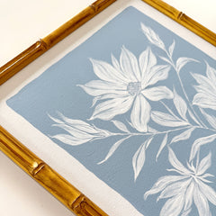 Coastal Floral on Blue