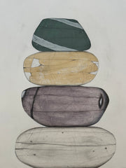 Lustrous Stacked Stones