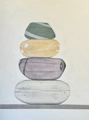 Lustrous Stacked Stones