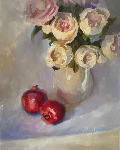 Peonies & Pomegranates