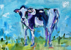 Cow in Blue