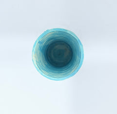 Turquoise Slip Vase