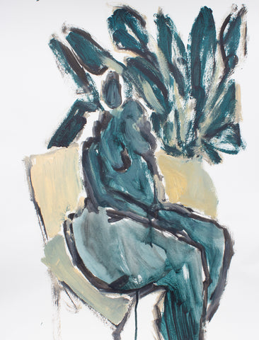 Turquoise + Plant