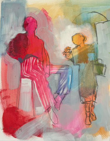 Two Ladies Study