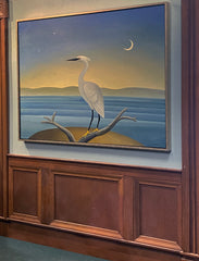 Egret at Dusk