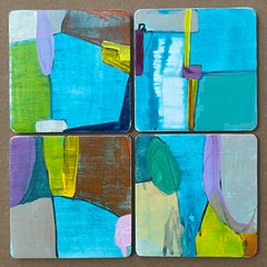 Abstract Art Drink Coasters No. 2