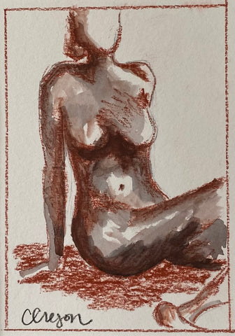 Charcoal Figure No. 3