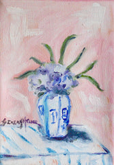 Blue and White Vase