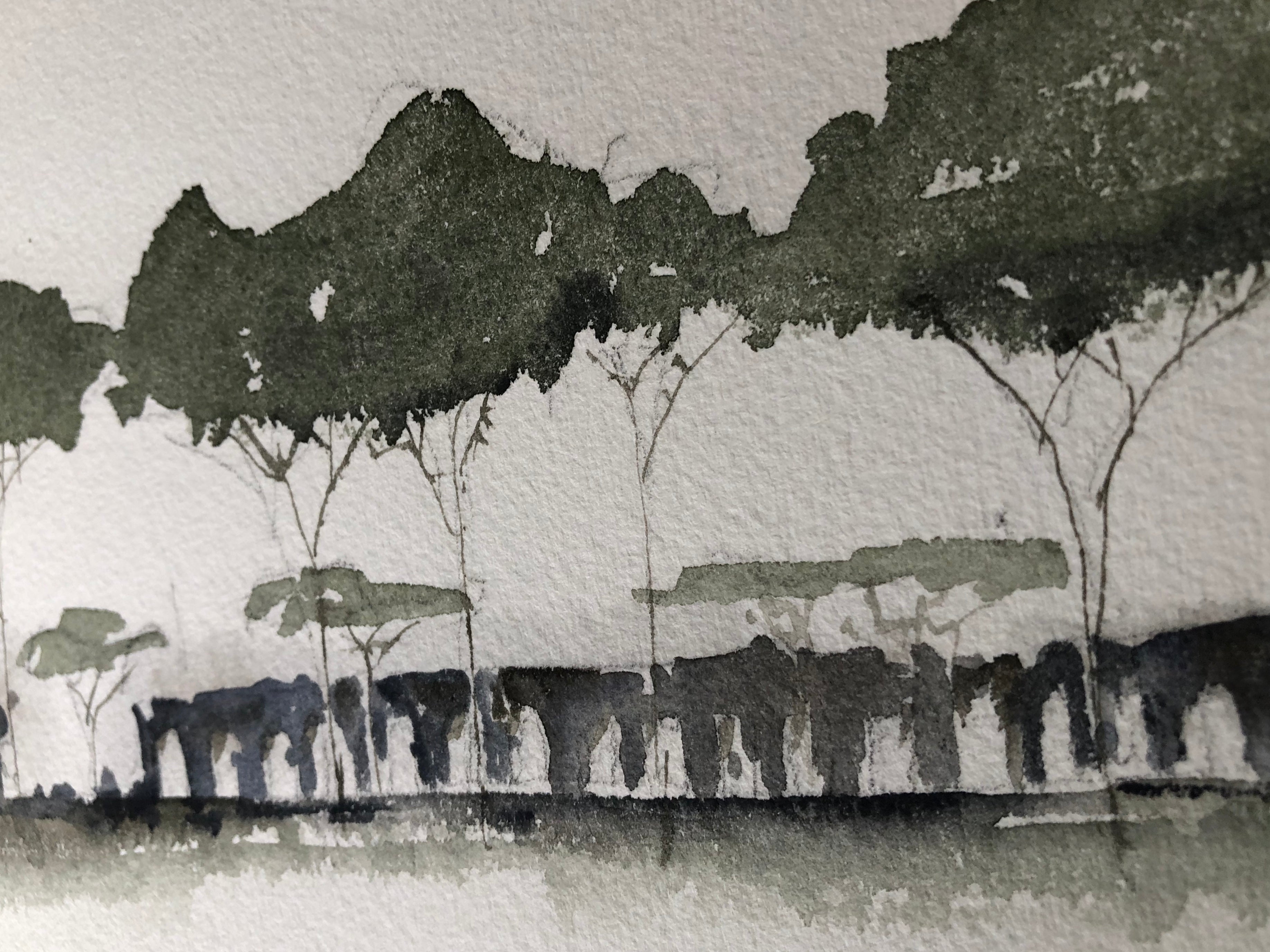 Via Appia Aquaduct, Distant