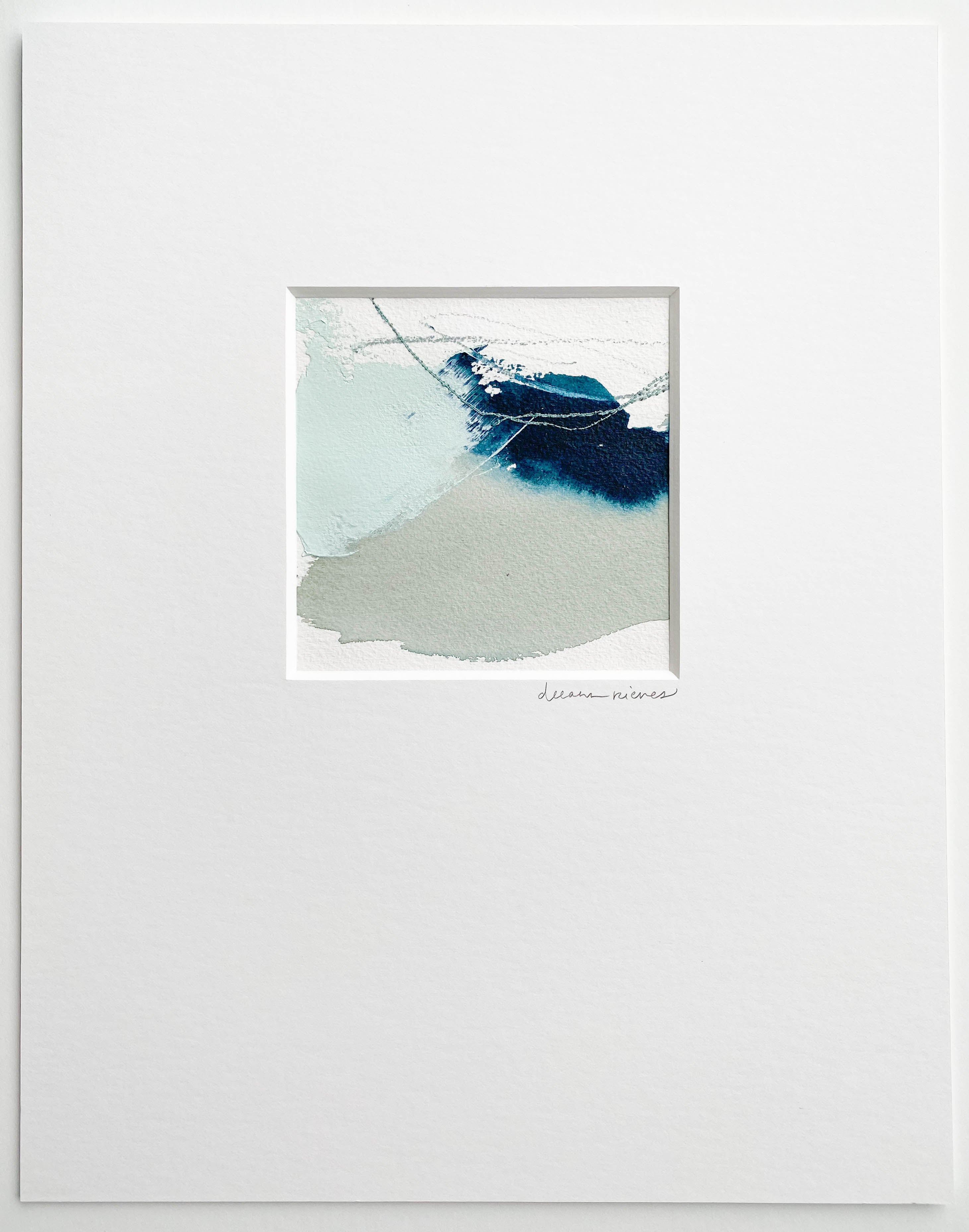 Color Study in Green and Teal