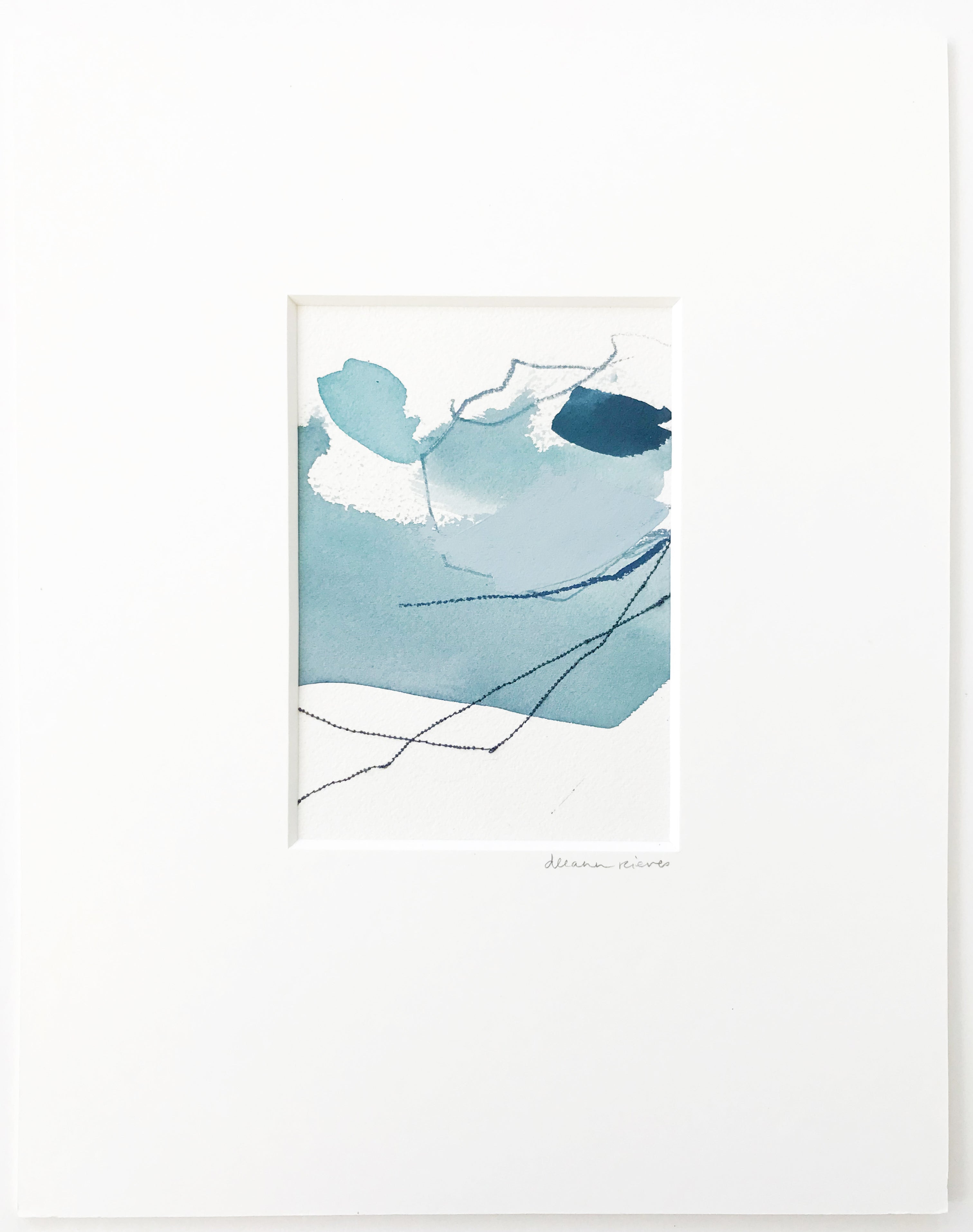 Color Study in Blue and Teal
