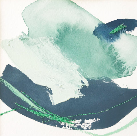 Color Study in Green and Blue