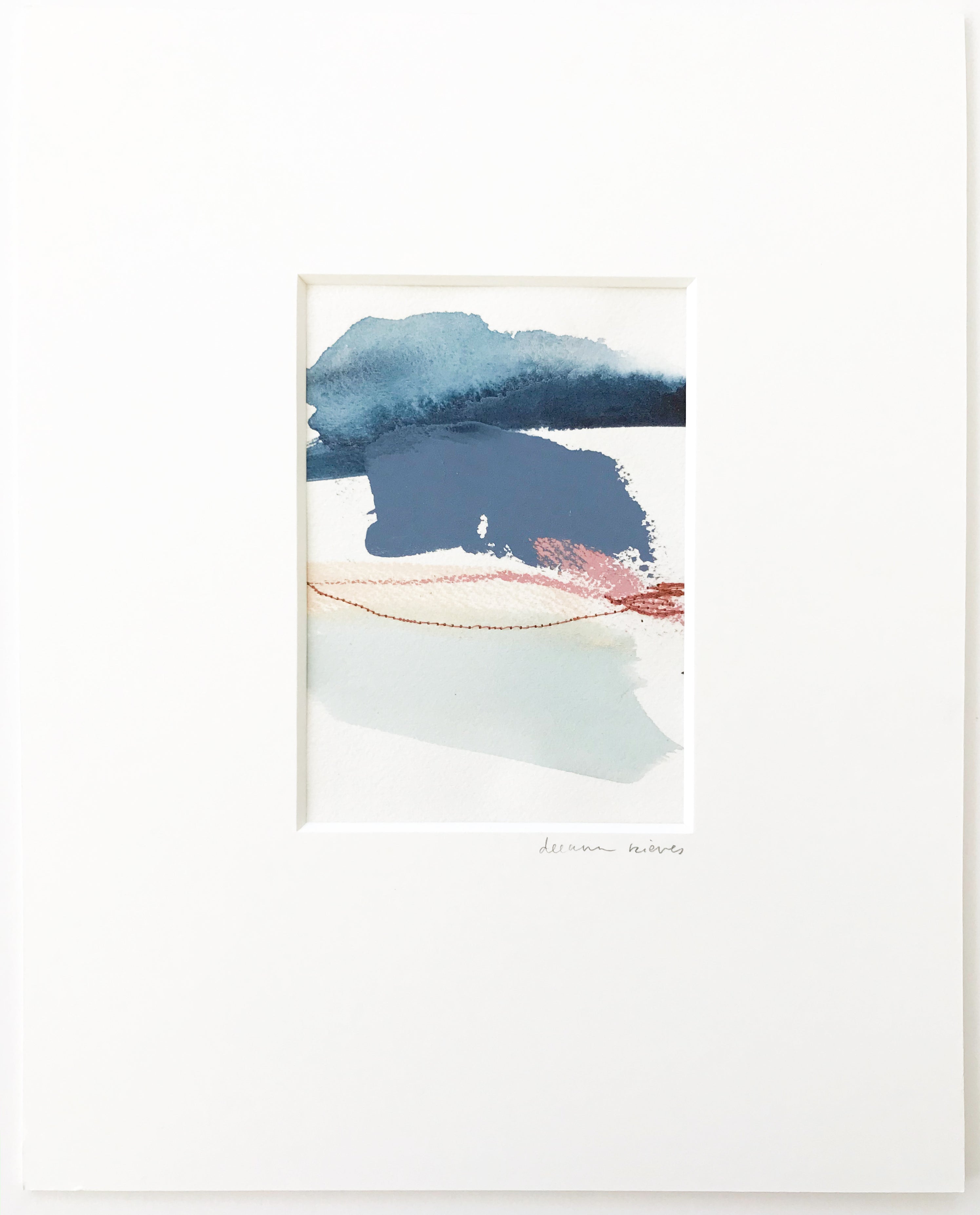 Color Study in Indigo and Copper