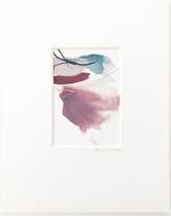 Color Study in Mauve and Antique Turquoise