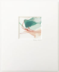 Color Study in Peach and Green