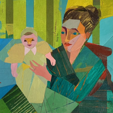 Madame Roulin and Baby 2 (After van Gogh)