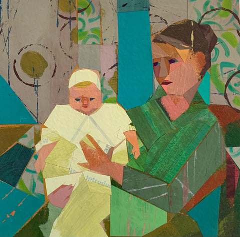 Madame Roulin and Baby (After Van Gogh)