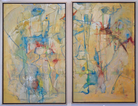 Life's Dance I & II Diptych