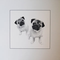 2 Pug Mugs